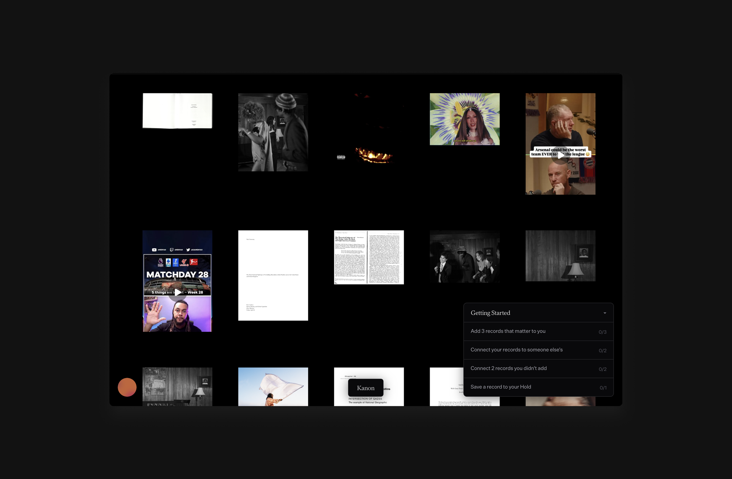 The home page of Kanon