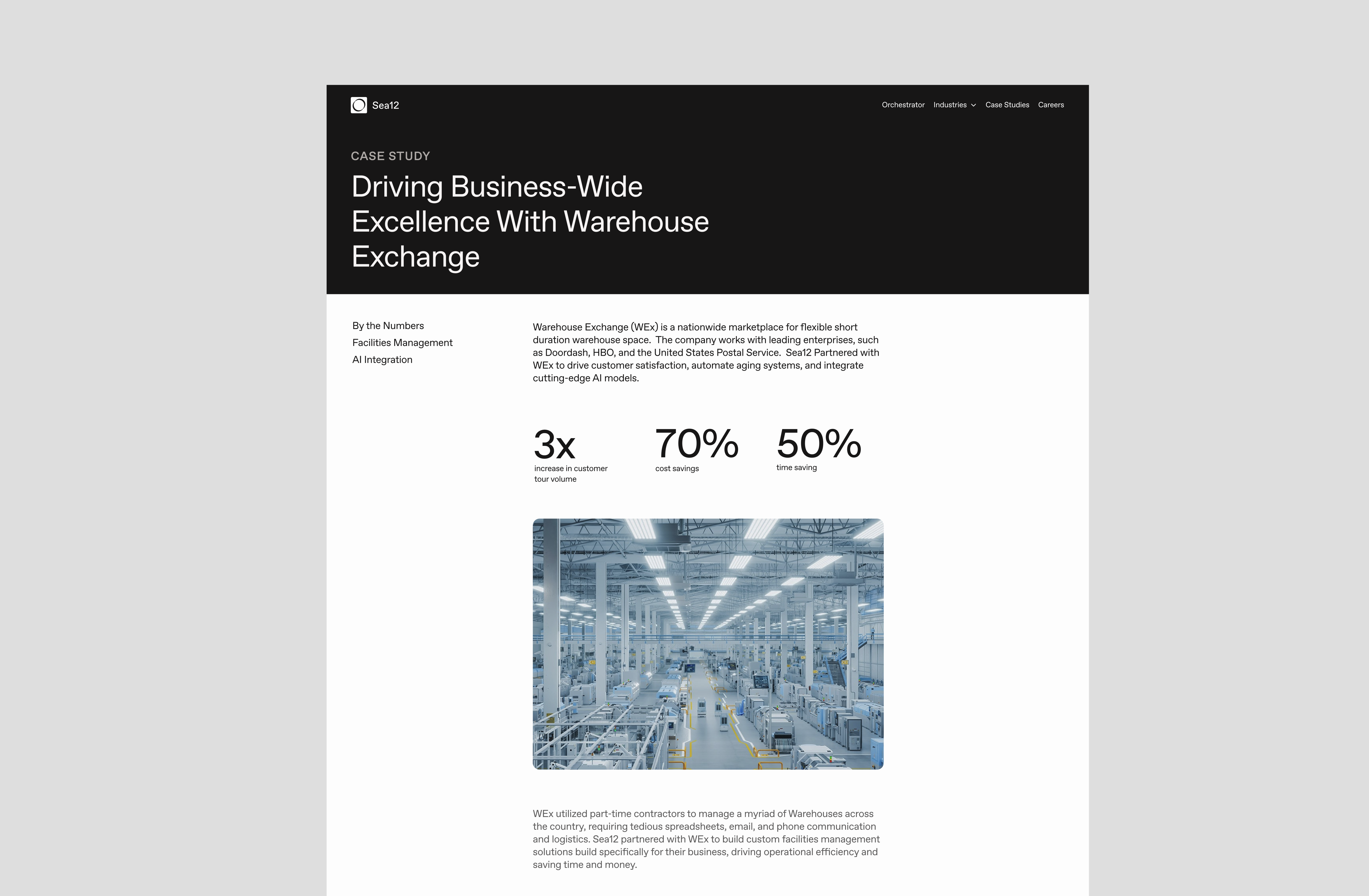 Individual case study page